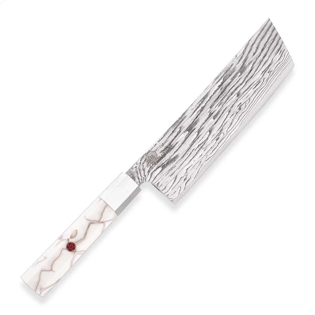 foto Kuchy�sk� n�� Nakiri 160 mm Dellinger� Forged White Wave
